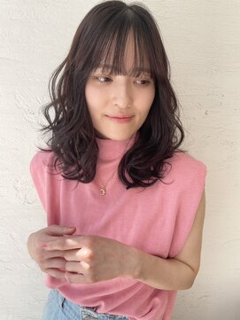 オーロ 西大寺店(ORO) 暗く透け感あるカジュアルヘア