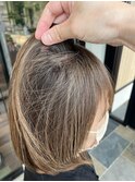 白髪が天然ハイライトに！