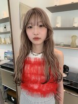 ラボ(Ravo)&nbsp;ホワイトベージュ＋ブラウン裾カラー