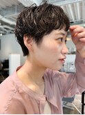 CAF 照下 ウェットヘア パーマ 大阪