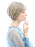 くびれショートヘア×夏☆ハイトーンデザインカラー10代20代30代