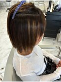 縮毛矯正髪質改善ハイライトレイヤーカット枚方美容室エクステ