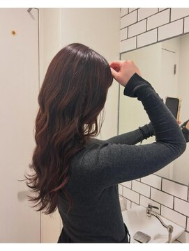 アンバースデー(UNBIRTHDAY) オレンジカラー/海外ガール風/オレンジブラウン