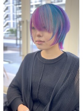 シャルティア(SHALLTIA) ユニコーンカラー/ハイトーン/デザインカラー/ショートカット