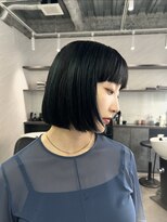 トーン(tone)&nbsp;ミニボブワイドバング×プレイングカラー