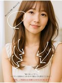 ナチュラル小顔前髪あり後れ毛サイドバング結べるボブくびれヘア