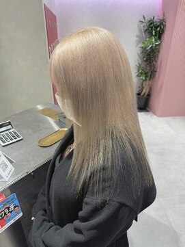 プライズ 成増店(prize) ミルクティーベージュハイトーンダブルカラー成増