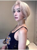 大人ハイトーンショート