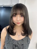 ベレーザ 渋谷神南(Beleza)&nbsp;15303オリーブグレージュ韓国風巻きレイヤーカットくびれヘア