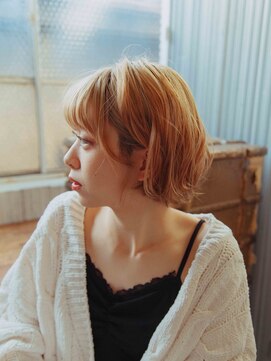シンシ(Cinci) 切りっぱなしボブスタイル
