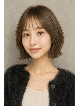 アルファ 我孫子店(alpha) 切りっぱなしボブ/ラテカラー/ワンカラー/ナチュラル/我孫子駅