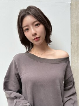 トルネード(TORNADO) 切りっぱなしボブパーマ外ハネ2wayバング小顔t106