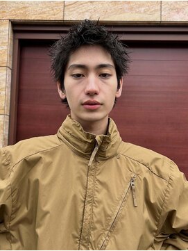 ヒュージ 三軒茶屋(huge) スパイキーショート/ニュアンスパーマ/メンズカット/メンズ