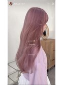 pail pink lavender ( 1~2bleach ) DMのみのご予約になります