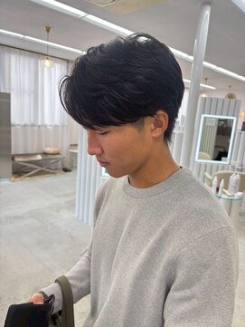 ユイマァル 岡山店(YUIMARL) フェザーパーマ20代30代40代韓国マッシュメンズカット