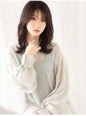 冬カラー◎小顔くびれヘア×アッシュグレージュ透明感