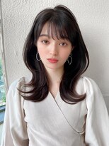 アフロート エル 錦糸町(AFLOAT L)&nbsp;【20代30代】さりげないナチュラルレイヤー/小顔/黒髪/暗髪