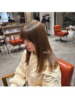 ムクヘア 御幸店(MUKU hair)&nbsp;milk tea brown！