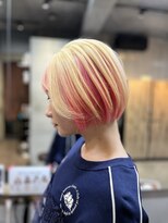 エッジ 下北沢(edge.) 下北沢 ブロンド×インナーピンク ケアブリーチ