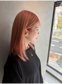 サーモンピンク