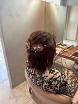ガリカ 博多(Gallica) <入佐/ヘアセット>大人のゆるっと盛れるハーフアップアレンジ