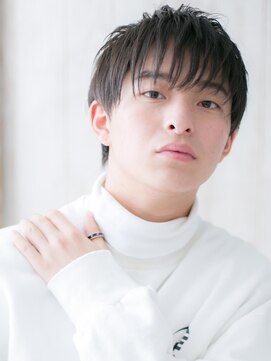 モッズヘア メン 上尾東口店(mod's hair men) ナチュラルニュアンスデザインフルバング清潔感ショートa上尾