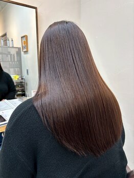 アイフラット 本店(I-FLAT)の写真/髪質改善×ダメージレス。自然な艶ストレートへ導く縮毛矯正◎◎◎