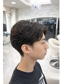 春のメンズパーママッシュウルフ×ニュアンスパーマ