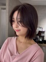 エトワ 中央店(etoi)&nbsp;大分切りぱなし韓国レイヤーボブタイトメ軽めボブ外はねボブ