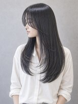 シャムオーツー 国分寺(CHAM:O2) ☆顔まわりレイヤー/ブルーブラック/ロング☆