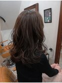 セミロング艶アッシュ☆