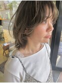 ★パールベージュ×大人マッシュウルフmedium★