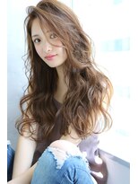 ブラン 梅田(Blanc)&nbsp;【Blanc/梅田】ベージュカラー/無造作カール/小顔ロング 2