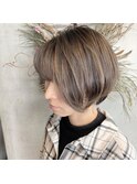ハーブハイライト×モノトーンベージュ
