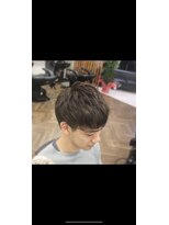 ボルド(MEN'S HAIR SALON BORDO)&nbsp;グレージュ×マッシュ