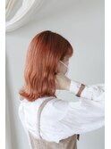 【色落ち後も綺麗持続】アプリコットオレンジ☆