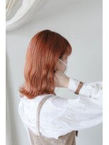 ホワイトルーム(White Room) 【色落ち後も綺麗持続】アプリコットオレンジ☆