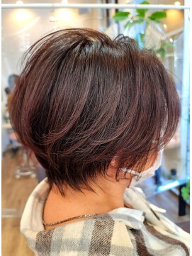 ヘアーズビースリー ポートサイド 大人くびれショートｘハイライト　30代40代50代