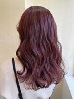 エンレイ(enRei)&nbsp;ゆるふわカールダークチェリーイルミナカラー大人かわいい小顔