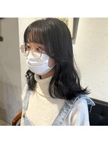 アルマヘアー(Alma hair by murasaki)&nbsp;◎透けバングのミディアムスタイル◎