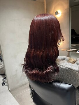 ラミ(L'ami) 【矢後あやこ】大人かわいい暖色系カラー/チェリーブラウン