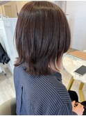 ウルフボブ×インナーカラー