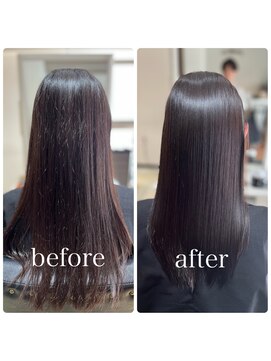 アレッタ 大森町(aletta) カット+カラー+縮毛矯正