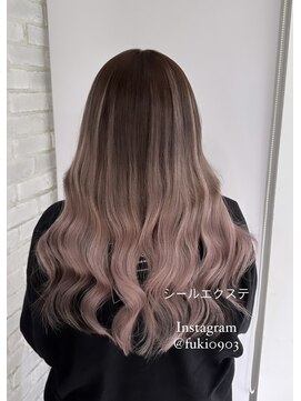 リゼル シブヤ(RISEL SHIBUYA) シールエクステで作るベージュグラデーション！