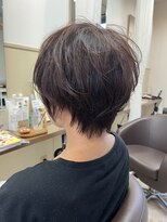 コアフィールフィス(COIFFURE fils)&nbsp;《見附　今町》女子ふんわりショート　無造作ヘア