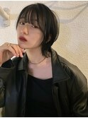 【 ショートウルフ × オリーブグレージュ 】 浅野美紀