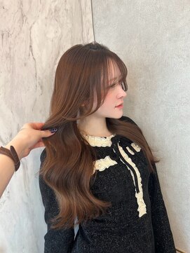 ルームバイシー 新宿(Loom. by Sea) 韓国風前髪×レイヤーカット【髪質改善/新宿/レイヤーカット】