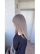 アレンヘアー 函館店(ALLEN hair) 【*20代に人気*】ハイトーンベージュカラー×レイヤーカット*