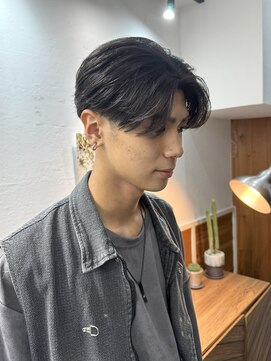 グリーン 高田馬場(green) 【Yu-Ki】王道センターパート ニュアンスパーマ