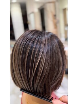 アッシュ 戸田公園店(Ash) グレージュ×脱白髪染めハイライト